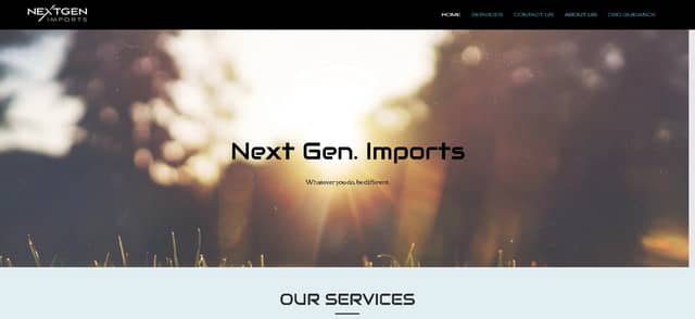 Next Gen. Imports, LLCキャプチャ画像